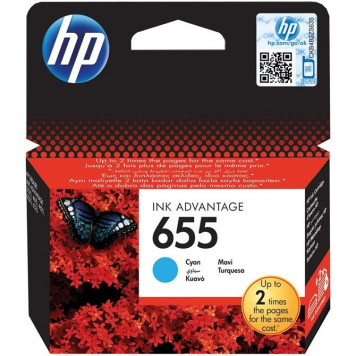 Струйный картридж HP № 655 CZ110AE (Голубой)