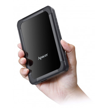 Внешний Apacer 2 TB USB 3.1 Gen 1 Portable Hard Drive AC532 Black Shockproof (AP2TBAC532B-1)-3