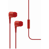 Наушники T-Tech J10 In-Ear Headphone with Microphone 3.5mm Red