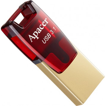 Флеш память USB Apacer 32 GB USB 3.1 Type-C AH180 / Red (AP32GAH180R-1)