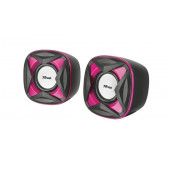 Акустическая система Trust Xilo Compact 2.0 Speaker Set - pink (21181)