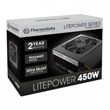 Блок питания Thermaltake Litepower 450W 80plus 230V only (LTP-0450P-2)-3