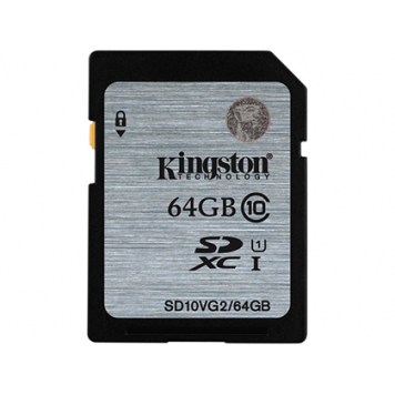 Карта памяти Kingston 64GB SD10VG2/64GB Class10 UHS-I 45R (SD10VG2/64GB)-2