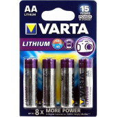 Батарейки VARTA LITHIUM 6106 AA (4)