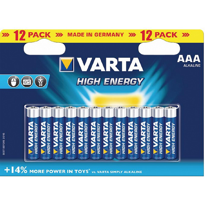 Aaa b. Varta AA 10 Pack. Батарейка Varta AAA 29038 Energy 12v. AAA Varta High Energy Alkaline (24 Pack).