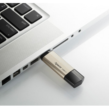 Флеш память USB Apacer 64 GB USB 3.1 Gen1 AH353 / Gold (AP64GAH353C-1)