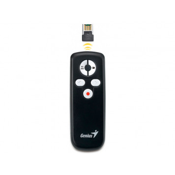 Пульт Genius MediaPointer 100, USB, 2.4GHz presenter, point and go,Page up/down, ESC function (31090015100)-3