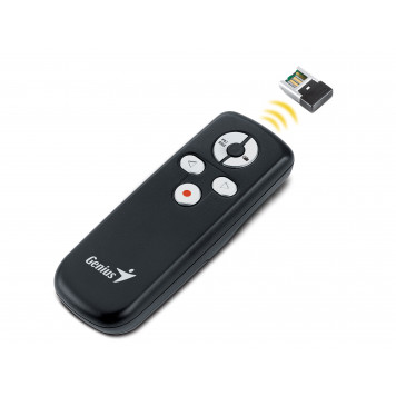 Пульт Genius MediaPointer 100, USB, 2.4GHz presenter, point and go,Page up/down, ESC function (31090015100)-5