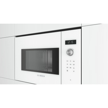 Встраиваемая микроволновая печь Bosch BFL524MW0 (White)-2