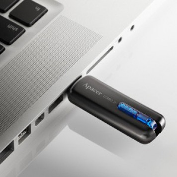 Флеш память USB Apacer 32 GB USB 3.1 Gen1 AH354 / Black (AP32GAH354B-1)-4