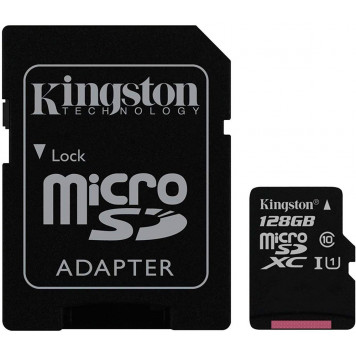 Карта памяти Kingston 128GB microSDXC Canvas Select 80R CL10 (SDCS/128GB)-2