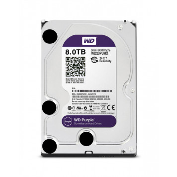 Внутренний HDD WD Purle  3.5'' 8TB 7200 prm (WD80PURX)