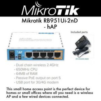 MikroTik Wi-Fi роутер 3G (RB951Ui-2nD)-3