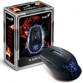 Проводная мышь Genius X-G500, 6B, USB, Blue (31010163101)