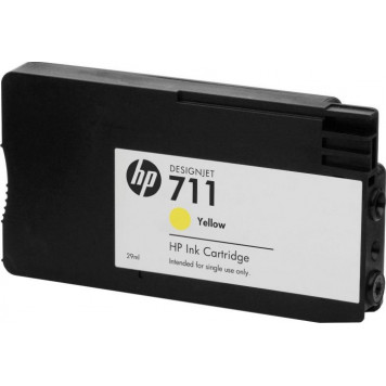 Струйный картридж HP № 711 CZ132A (Желтый)-2