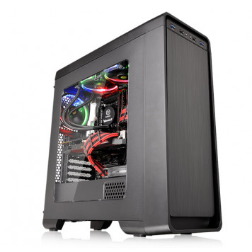 Компьютерный корпус Thermaltake Versa U21/Black/Win/SGCC (CA-1G5-00M1WN-00)