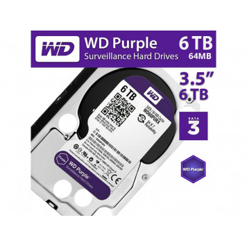 Внутренний HDD WD Purle  3.5'' 6TB 7200 prm (WD60PURX)-3