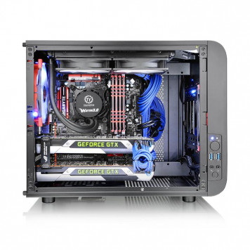 Компьютерный корпус Thermaltake Core V21/Black/Win/SECC (CA-1D5-00S1WN-00)-2