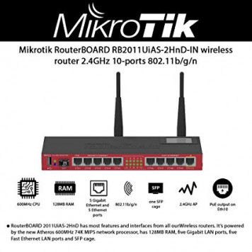 MikroTik Wi-Fi роутер (RB2011UiAS-2HnD-IN)-5