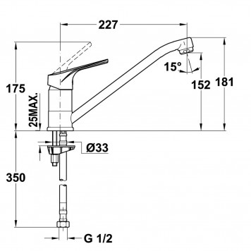 Cмеситель для кухни Teka MTP 913 SAND BAGE-2