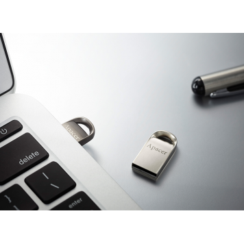 Флеш память USB Apacer 32 GB USB 3.1 Gen1 AH156 / Ashy (AP16GAH350B-1)-2