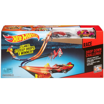 MATTEL Автотрек Hot Wheels Drop Down Challenge (DNN81)-8