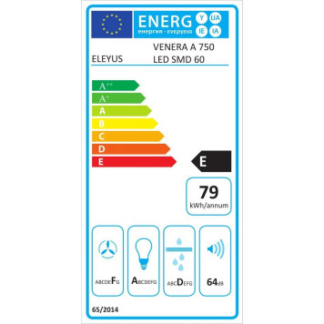 Вытяжка ELEYUS Venera A 750 60 WH LED (White)-10