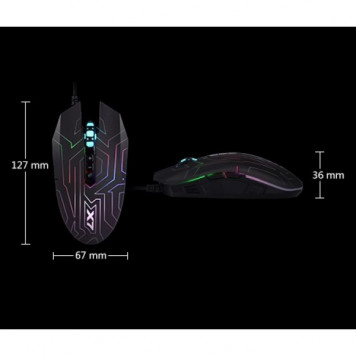 Мышка A4Tech Gaming mouse Oscar X7 USB (X77 maze)-3