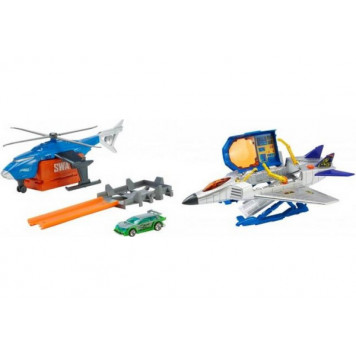 MATTEL Набор игрушек Hot Wheels Super SWAT copter (FDW70)