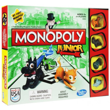 Экономическая игра Hasbro Моя первая монополия (A6984)