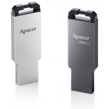 Флеш память USB Apacer 64GB USB 3.1 Gen1 AH360 / Black Nickel (AP64GAH360A-1)-3