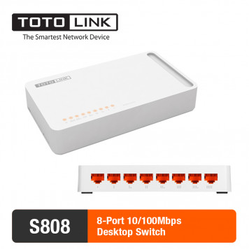 Свитч TotoLink Switch - 8 Port (S808)