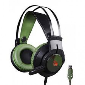 Наушники A4Tech 7,1 Glare Gaming J437 (Army Green)-2