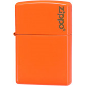 Зажигалка Zippo Neon Orange Logo
