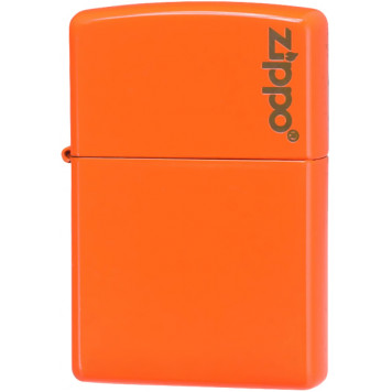 Зажигалка Zippo Neon Orange Logo