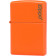 Зажигалка Zippo Neon Orange Logo