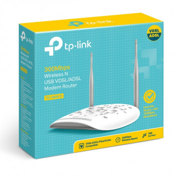 Модем роутор 300Mbs Wireless N USB VDSL/ADSL TP-Link (TD-W9970)-2