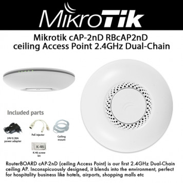 MikroTik Wi-Fi роутер cAP 2nD (RBcAP2nD)-3