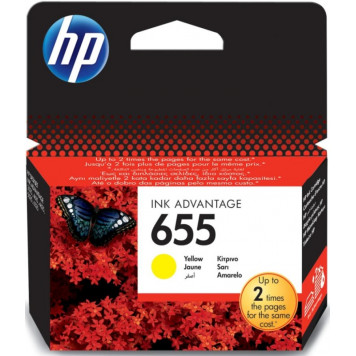 Струйный картридж HP № 655 CZ112AE (желтый)