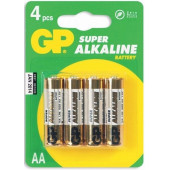 Батарейки GP battery Super Alkaline AA(4) 15A-2UE4