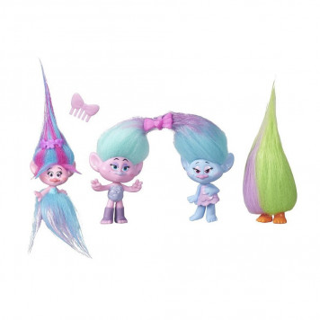 Персонаж мультфильма/Игровой набор Hasbro Trolls Розочка и друзья Тролли (B6557)-2