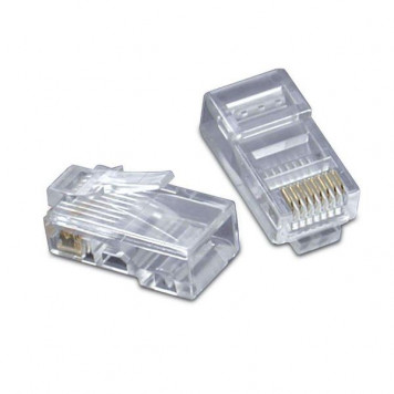 Коннектор Vcom Jack RJ45 Cat5 100pcs-2