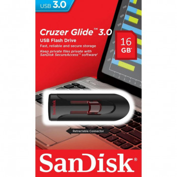 Флеш память USB SanDisk Cruzer Blade 16GB USB 3.0 (SDCZ600-016G-G35)-6