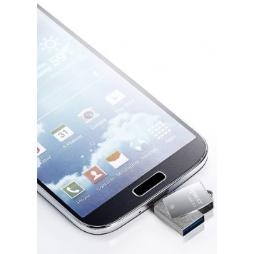 Флеш память USB Apacer 32 GB USB 3.1 Gen1 micro USB AH750 / Silver (AP32GAH750S-1)-4