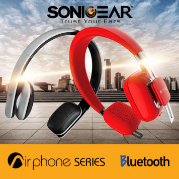 Наушники SoniGear BT Headphone AirPhone 300L Jet Black-2