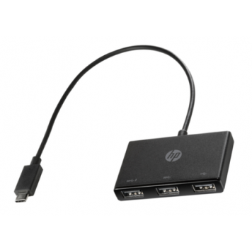 Адаптер HP USB-C to USB-A Hub (Z8W90AA)-2