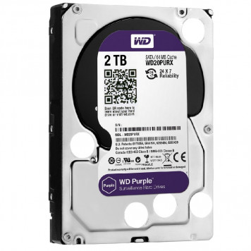 Внутренний жесткий диск Western Digital Purple WD20PURX-2