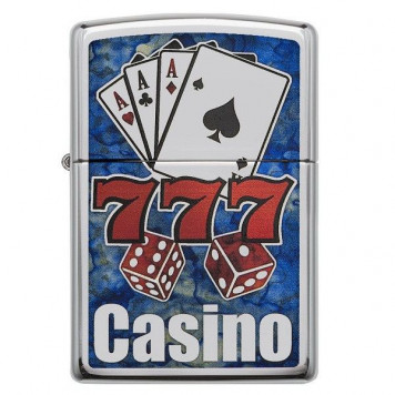 Зажигалка Zippo Fusion Casino-2