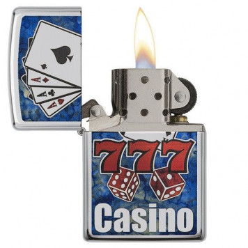 Зажигалка Zippo Fusion Casino-4