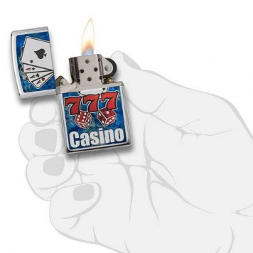 Зажигалка Zippo Fusion Casino-5